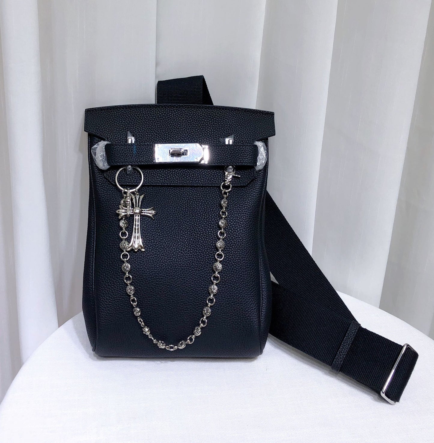 Togo Leather Chest Bag