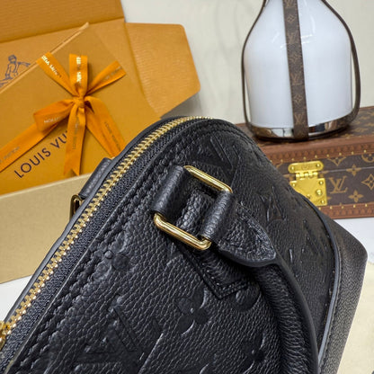 Embossed Leather Handbag